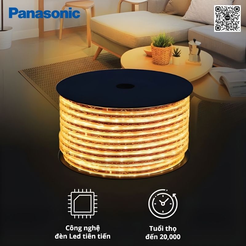 Đèn LED Dây Panasonic IP65 ngoài trời chính hãng